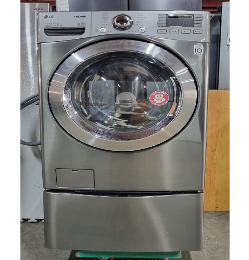 중고세탁기 LG전자 F17VDAW 17kg +3.5kg(F35VC 미니워시)  2017년 드럼세탁기